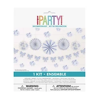 Unique Party Blue Bow Decoration Kit