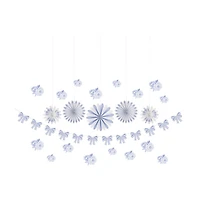 Unique Party Blue Bow Decoration Kit