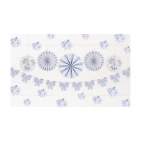 Unique Party Blue Bow Decoration Kit