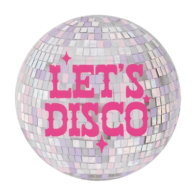 Disco Ball Shaped Napkin, 16ct