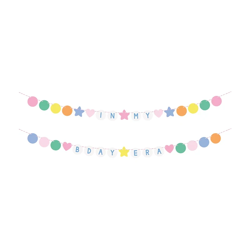 Unique Party "In My BDay Era" Banner Set, 7 ft, 2 pk