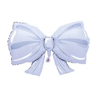 Blue Bow Shaped Balloon