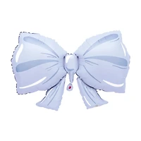Blue Bow Shaped Balloon