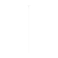 White Balloon Sticks & Cups, 20 ct, 16 in