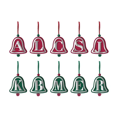 Christmas Monogram Ornament, Assorted (1 ct)