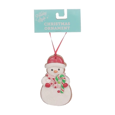 Holiday Style Claydough Christmas Ornament, Assorted