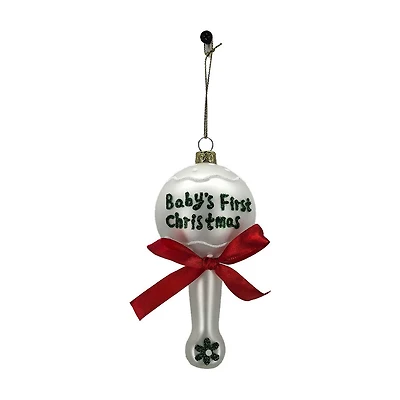 'Baby's First Christmas' Silver Tree Ornament