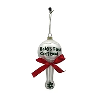 'Baby's First Christmas' Silver Tree Ornament