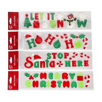 Christmas Gel Clings, 14 in
