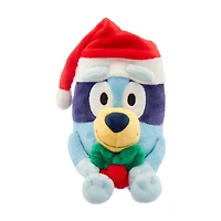 Christmas Bluey & Bingo Plush with Berries leaves, 7.5-8 in