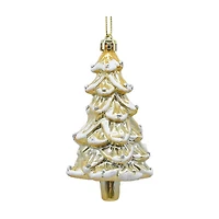 Christmas Tree Ornament, Silver & Gold