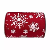 Christmas Traditional Ribbon, 4 in x 12 ft, Assorted