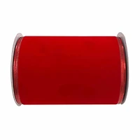 Christmas Traditional Ribbon, 4 in x 12 ft, Assorted