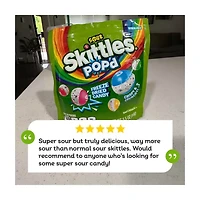 SKITTLES POP'd Sour Freeze Dried Candy, 5.5 oz