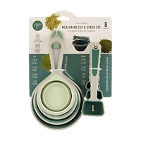 Core Kitchen, Collapsible Measuring Cup & Spoon Set, 8 pc
