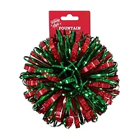 Holiday Style Christmas Fountain Bow, Assorted