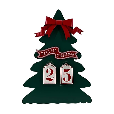 Christmas Tree Countdown Calendar Table Decor