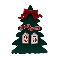 Christmas Tree Countdown Calendar Table Decor