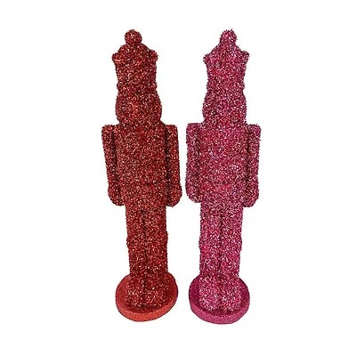 Tinsel Nutcracker, 20 in, Assorted