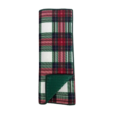Plaid Dry Mat, 16 in x 18 in