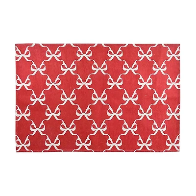 Christmas Printed Rubber Rug, 24 in x 36 in, Assorted