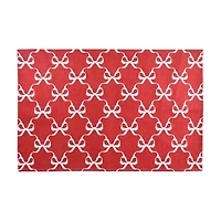 Christmas Printed Rubber Rug, 24 in x 36 in, Assorted