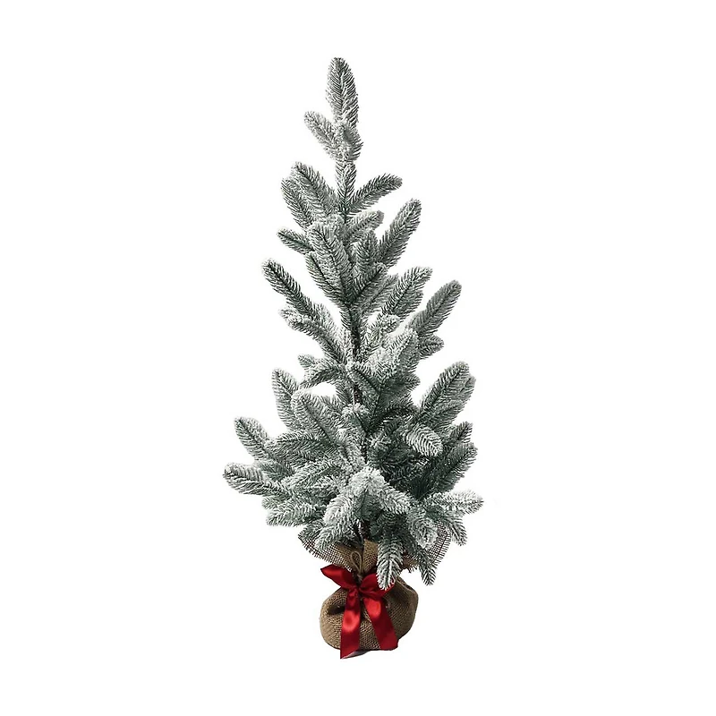 Flock Christmas Tree Decor, 31.5 in