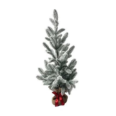 Flock Christmas Tree Decor, 31.5 in