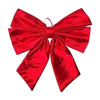 Red Puffy Christmas Bow, 18 in