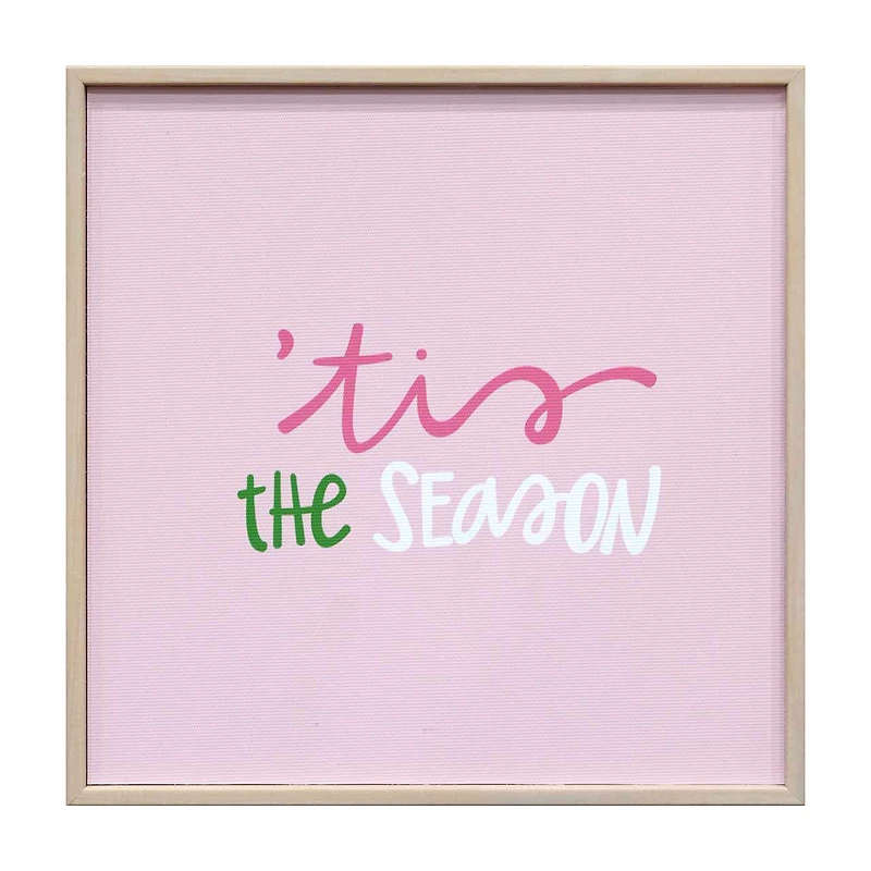 ''Tis the Season' Framed Wall Art, 8 in x 8 in