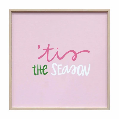 ''Tis the Season' Framed Wall Art, 8 in x 8 in