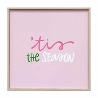 ''Tis the Season' Framed Wall Art, 8 in x 8 in