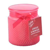 Holiday Style Scented Glass Candle, Jingle & Mingle, 13 oz