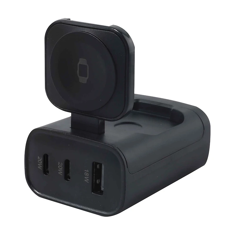iJoy 2-In-1 43W Wireless Wall Charger With Apple Watch Charger