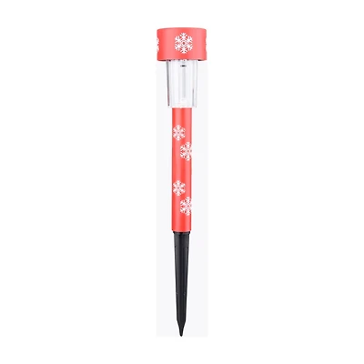 Holiday Style Christmas Solar Light Stake, 11 in