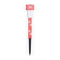 Holiday Style Christmas Solar Light Stake, 11 in