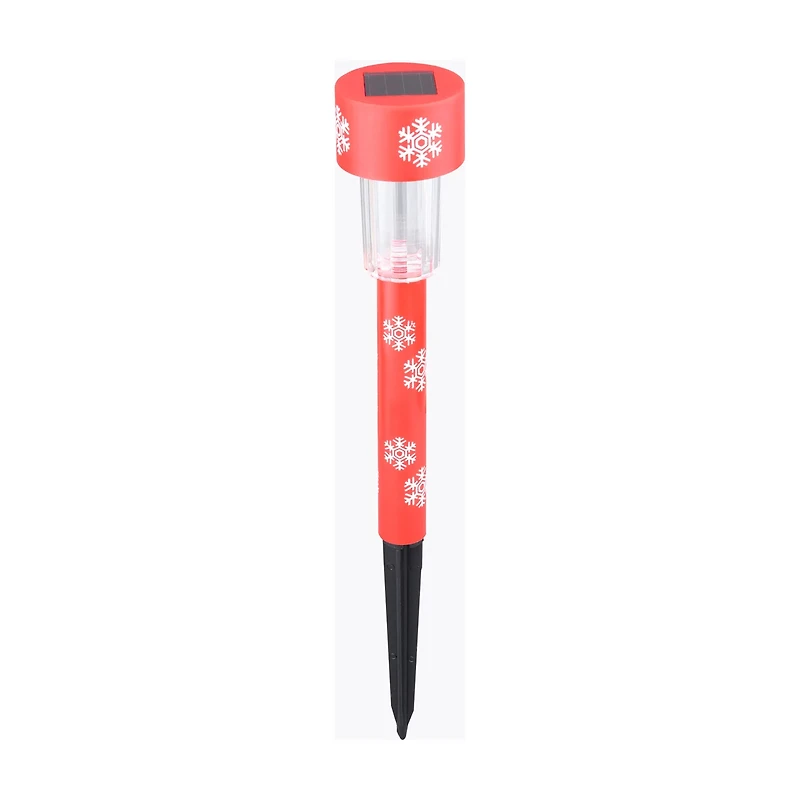 Holiday Style Christmas Solar Light Stake, 11 in