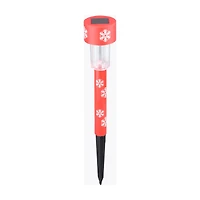 Holiday Style Christmas Solar Light Stake, 11 in