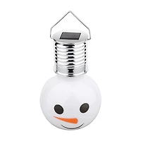 Holiday Style Christmas Solar Snowman Bulb