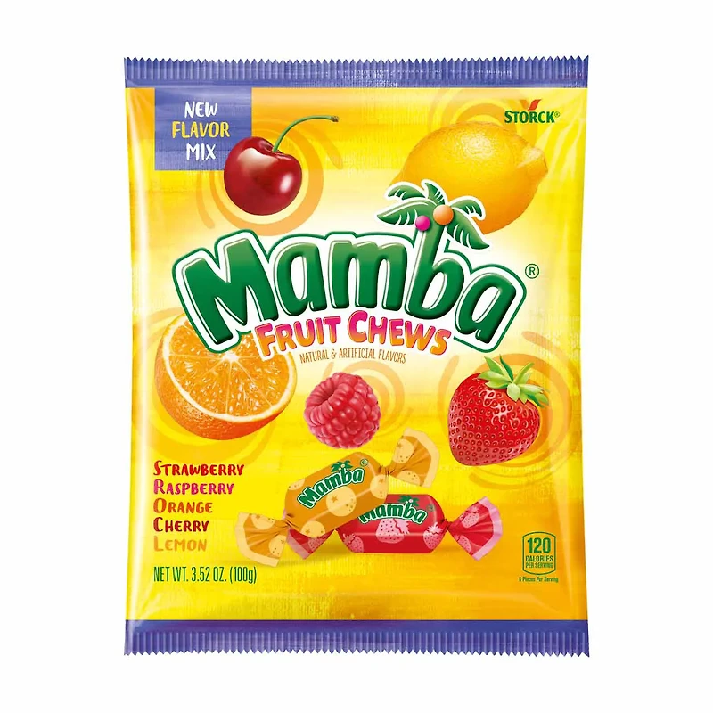 Mamba Fruit Chews Candy, 3.52 oz