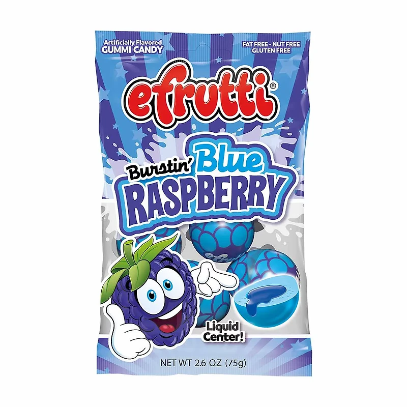 Efrutti Burstin' Blue Raspberry, 2.6 oz