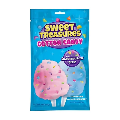 Sweet Treasures Cotton Candy with Marshmallow Bits, 3 oz