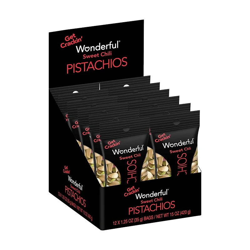 Wonderful Sweet Chili In Shell Pistachios, 1.25 oz