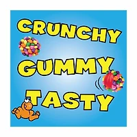 NERDS Gummy Clusters, Candy, Rainbow, Crunchy and Gummy, 3 oz