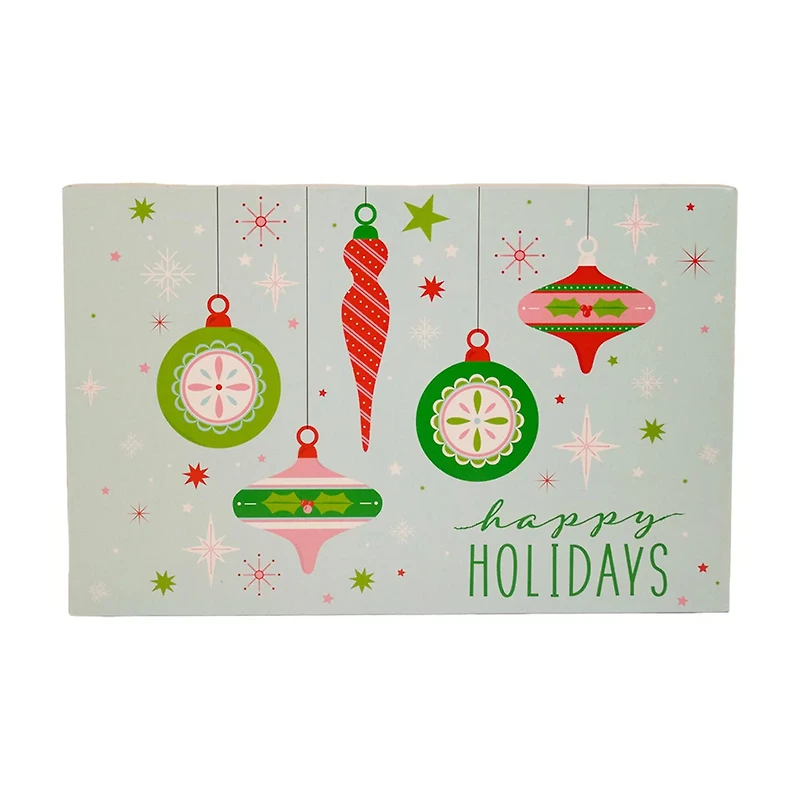 Christmas Printed Robe Gift Box, 3 pk