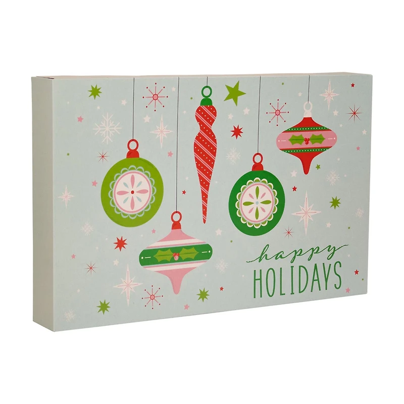Christmas Printed Robe Gift Box, 3 pk