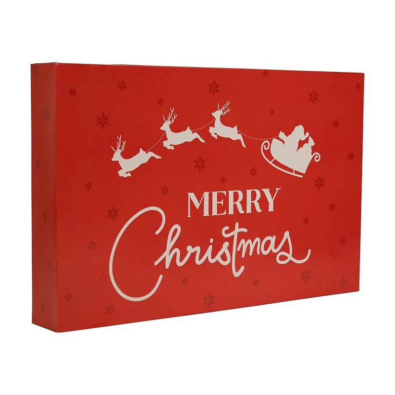 Christmas Printed Robe Gift Box, 3 pk