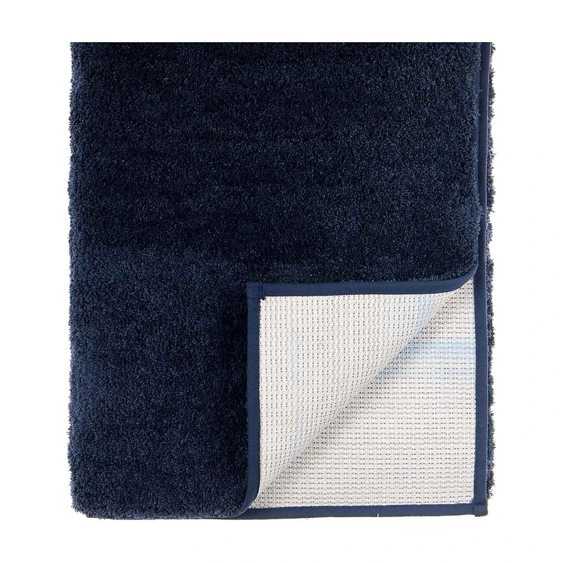 Dark Blue Bath Rug, 22 in x 60 in