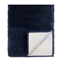 Dark Blue Bath Rug, 22 in x 60 in