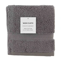 Medium Gray Wash Cloth, 13 in x 13 in